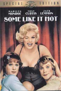 Обложка к DVD диску с фильмом -
В джазе только девушки (Некоторые любят погорячее)