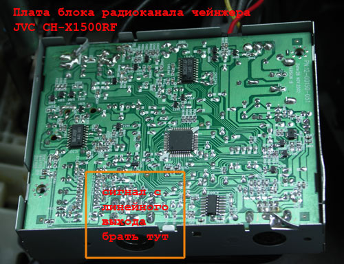 Блок радиоканала со снятой крышкой